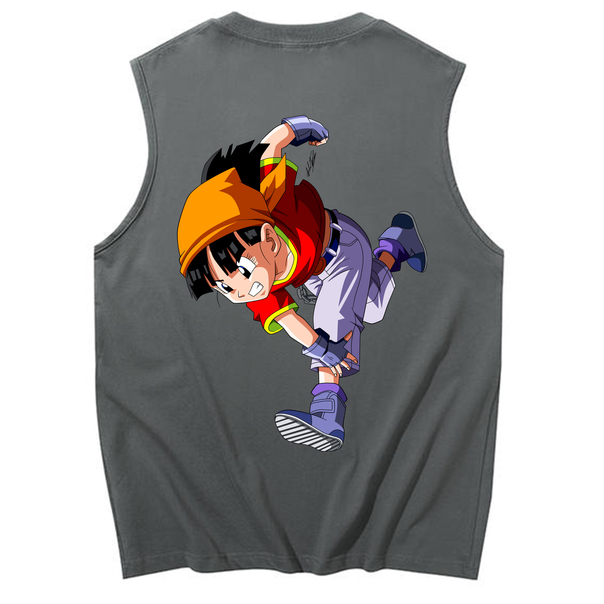 （画像用） ドラゴンボール パン DRAGON BALL Pan コットン100％タンクトップ（背面プリント）